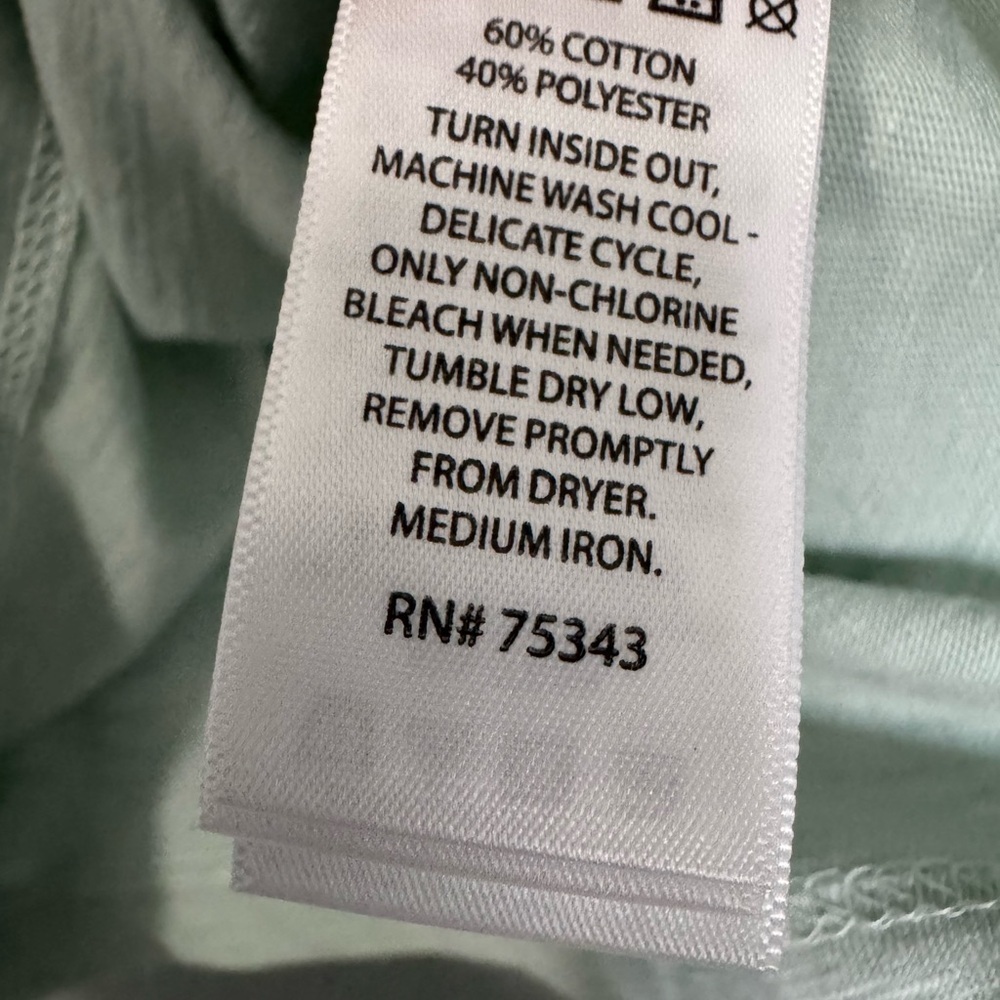 NWT C&C California 3-Piece Light Gray and Mint Green Shirt Set Size 12M - Picture 5 of 5